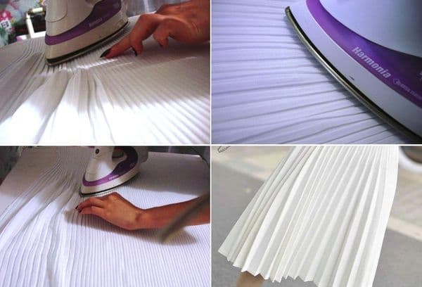 iron pleated skirts
