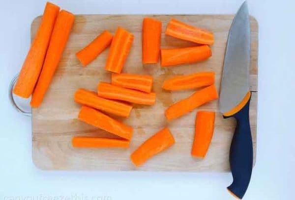 Chopped carrots