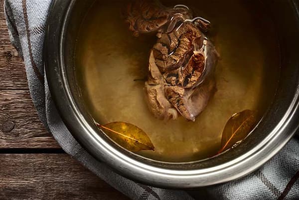 Meat broth