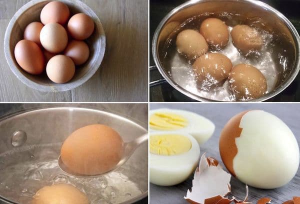 Boiling eggs