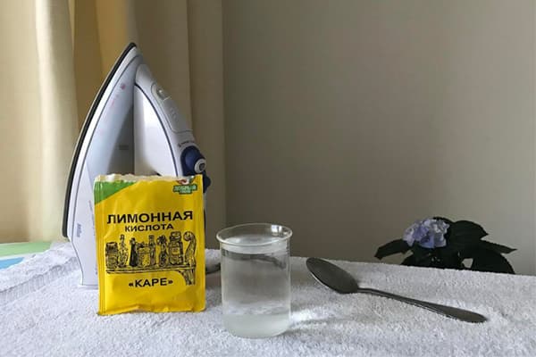 Citronskābe dzelzs tīrīšanai