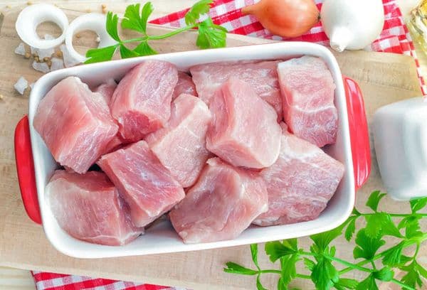 barbecue in marinade