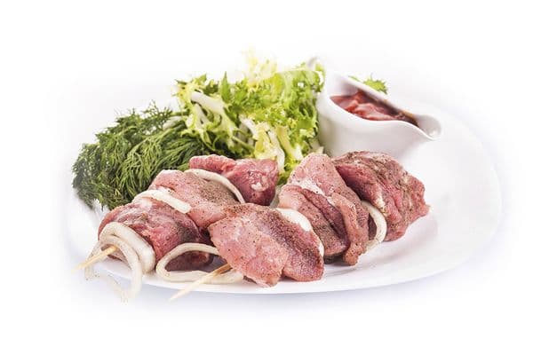 Raw meat