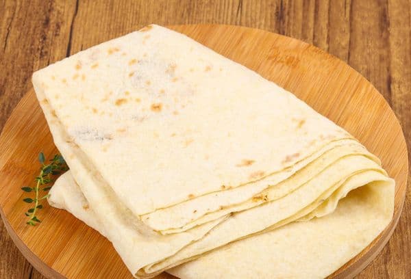 Thin pita bread