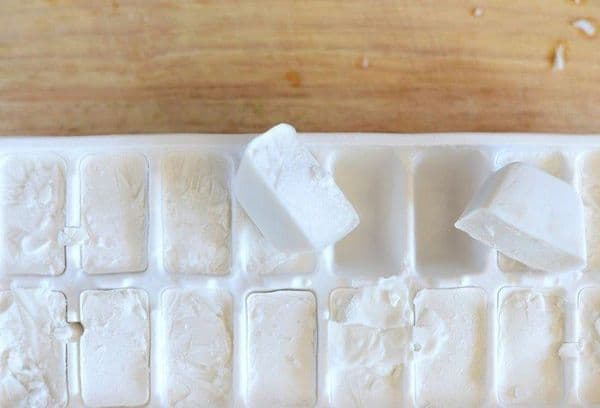 Frozen cottage cheese