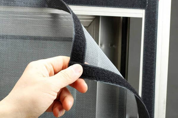 Velcro mosquito net
