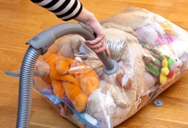 Soft toys in a package
