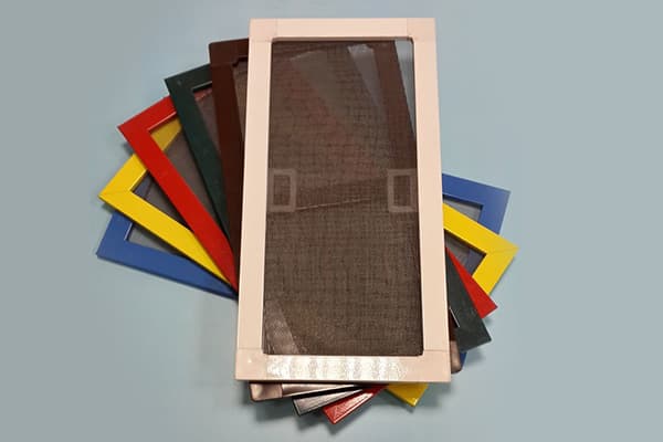 Different colors of mosquito nets