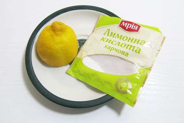 Lemon and Citric Acid