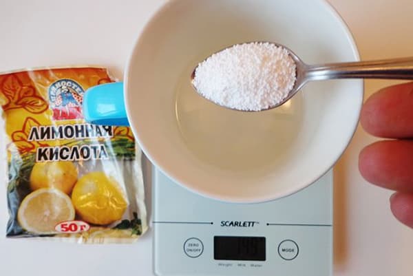 Using citric acid in the kitchen