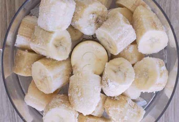 frozen sliced bananas