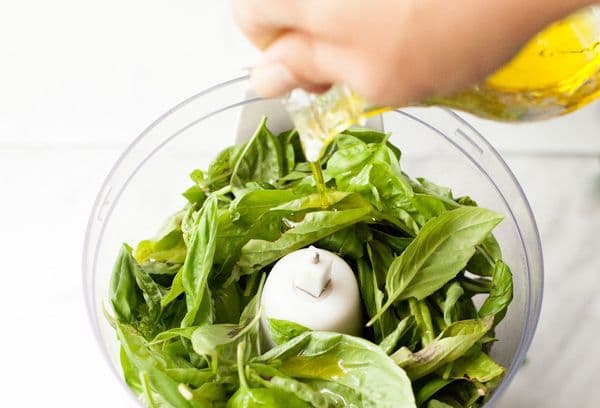 Basil with butter