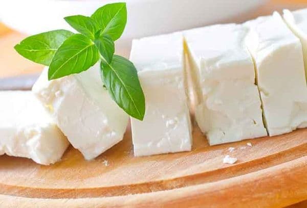 white mozzarella cheese