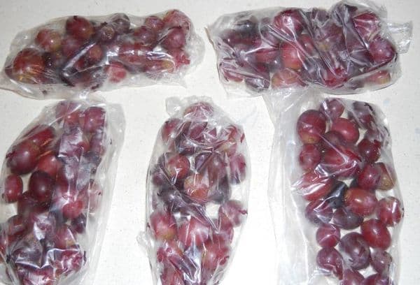 Whole Frozen Grapes