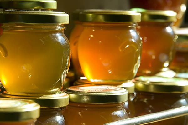 Jars of honey