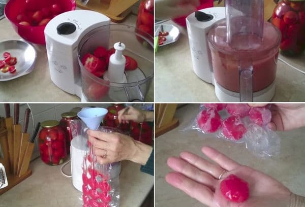 Frozen Smoothie Tomatoes