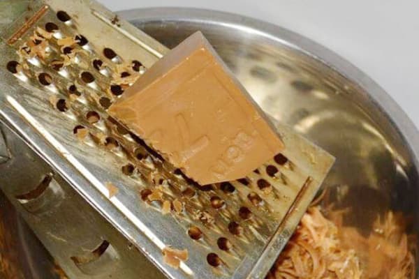 Grated laundry soap