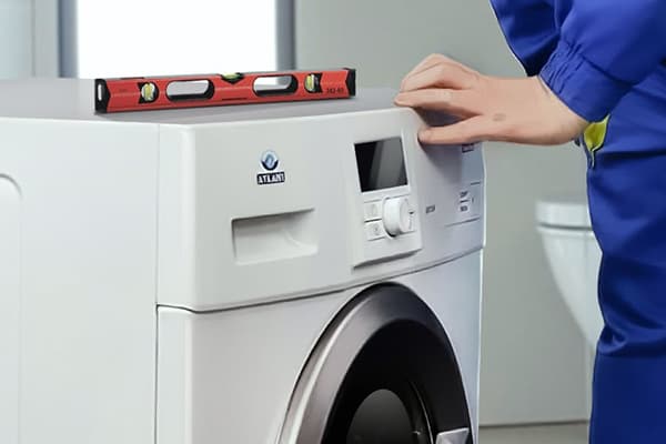 leveling the washing machine