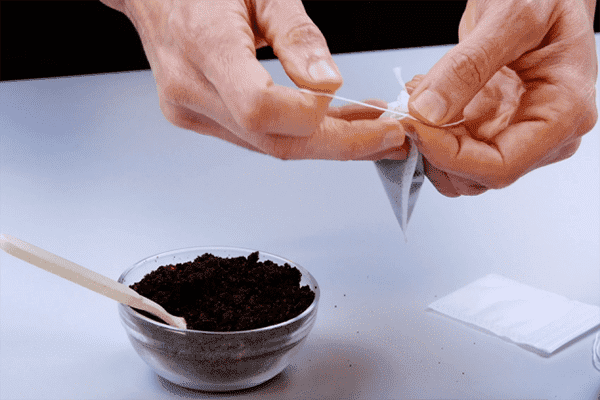 Coffee ground sachet