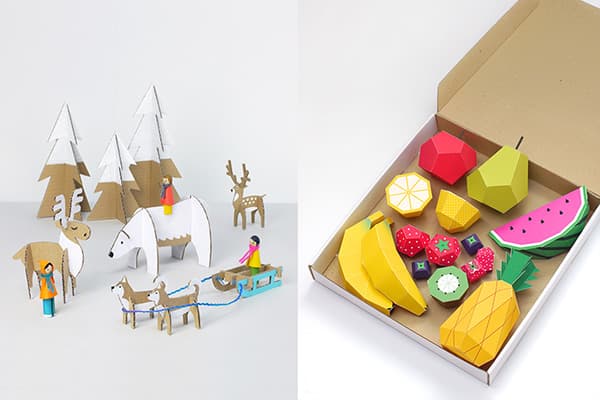 Cardboard figures