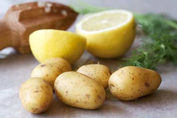 Potato and lemon