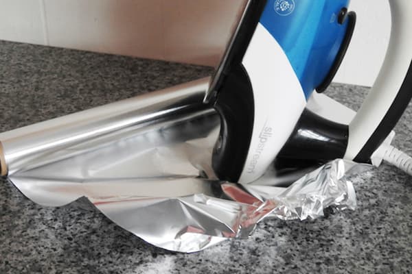 Iron and foil