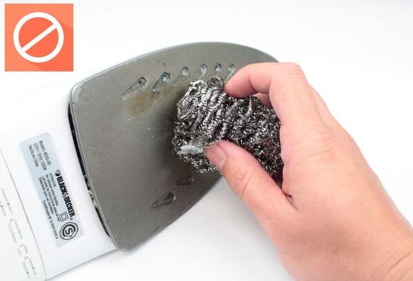 Scale on the iron
