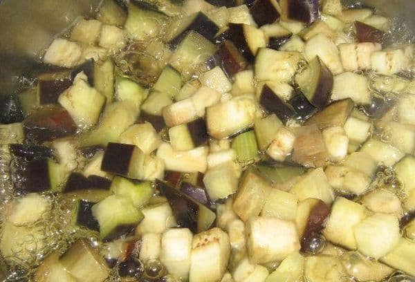 Eggplant Blanching