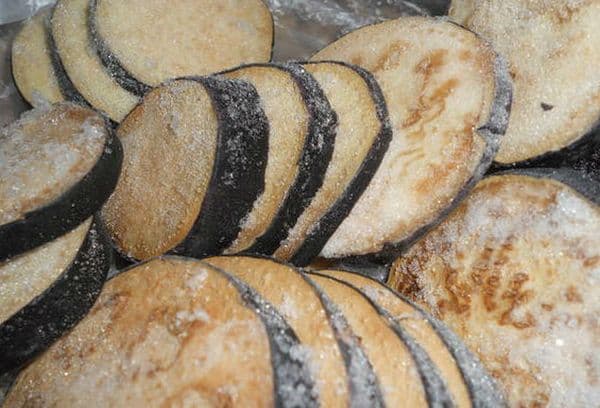 frozen baked eggplant