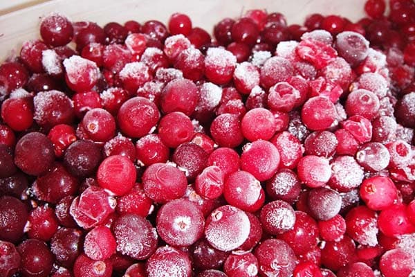 Frozen Lingonberries
