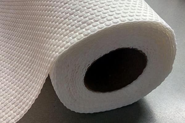Reusable napkins in a roll