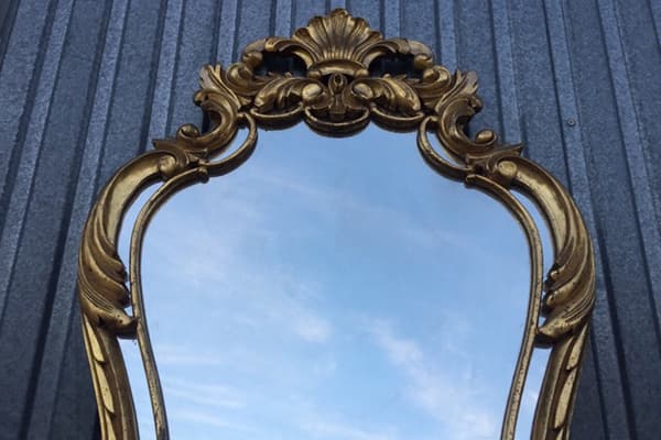 Mirror in a beautiful frame