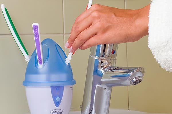 Toothbrush disinfector