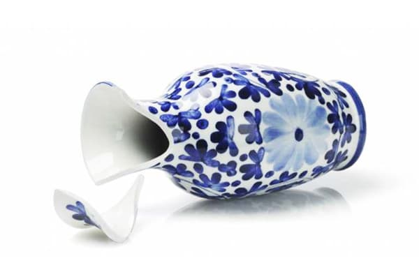 Chipped vase