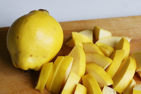 Chopped quince