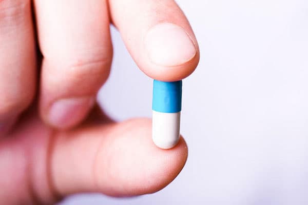 Capsule with medicine