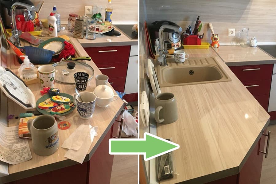 Kitchen cleaning