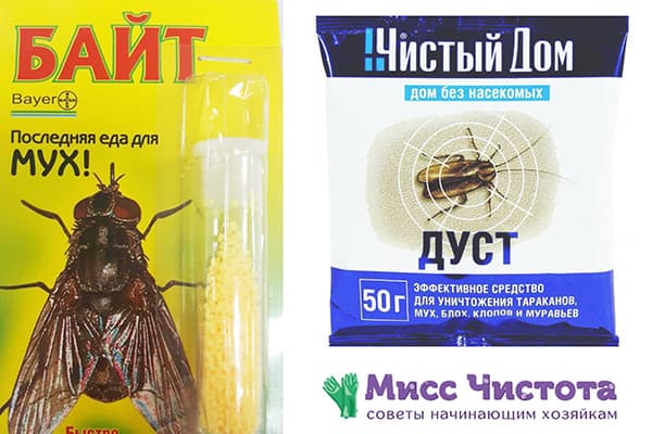 Powder (granules) from flies