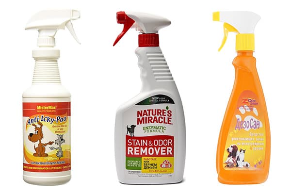 Animal odor sprays