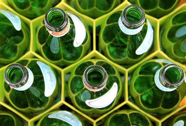 Glass bottles