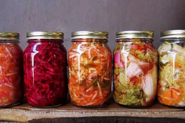 Spicy Fermented Vegetable Salads