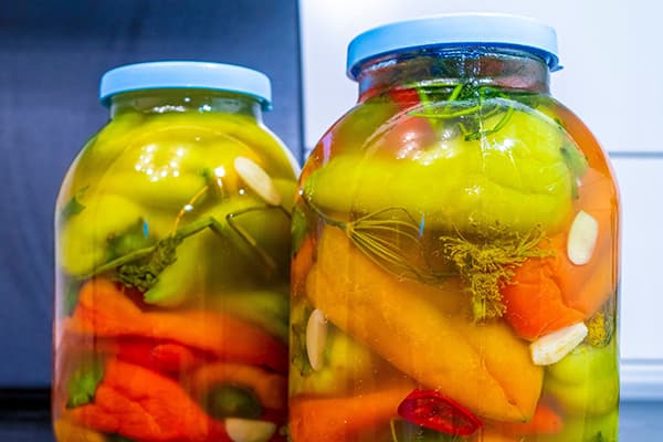 Pickled bell peppers