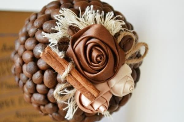 Coffee Bean Topiary Decor