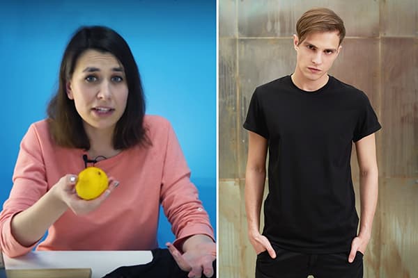 Lemon juice to remove traces of hard water from clothes