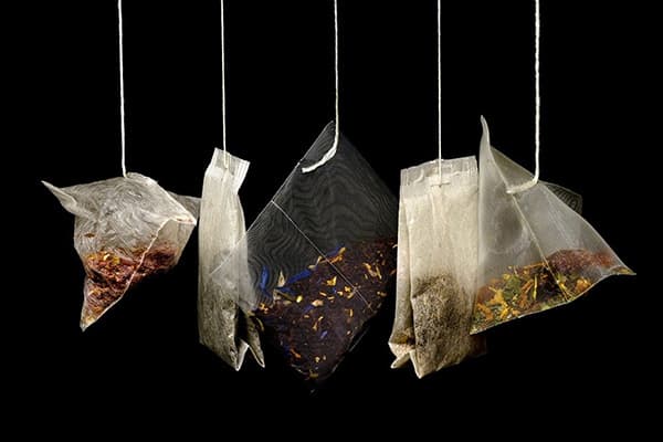 Different types of tea bags