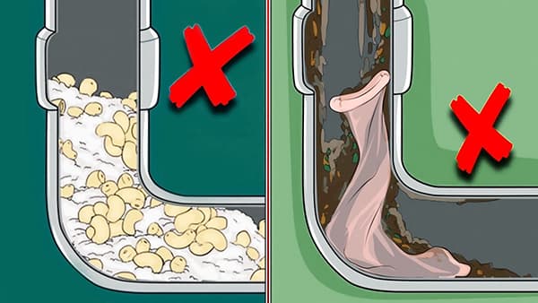 Blockages in sewer pipes