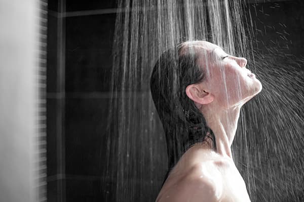 Girl in the shower