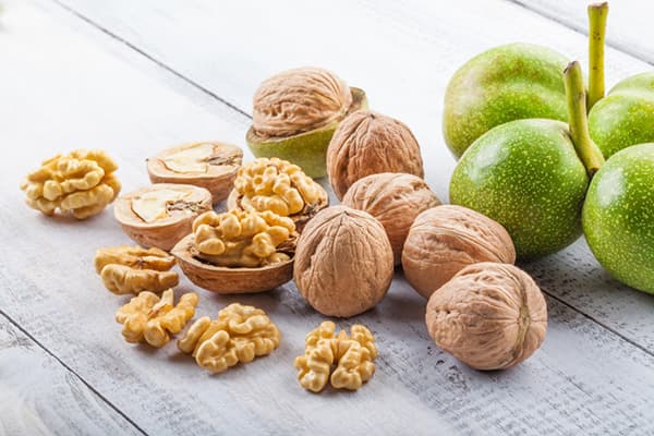 Fresh walnuts