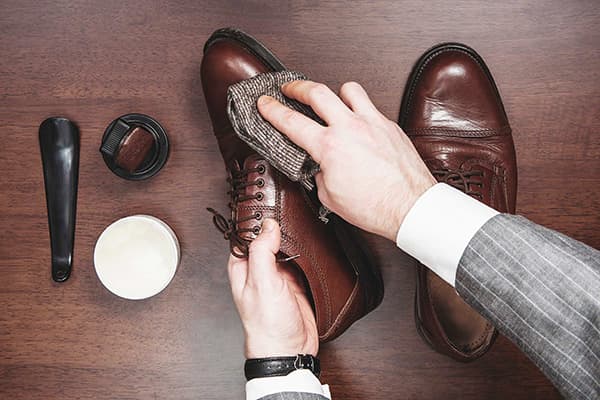 Shoe care in the rainy season