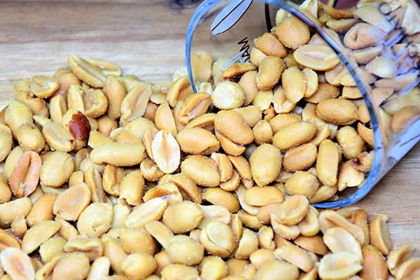 Salted peanuts